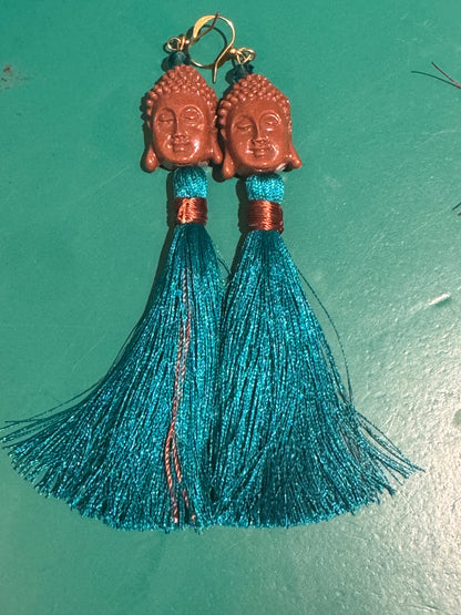 BUDDHA TASSEL EARRINGS