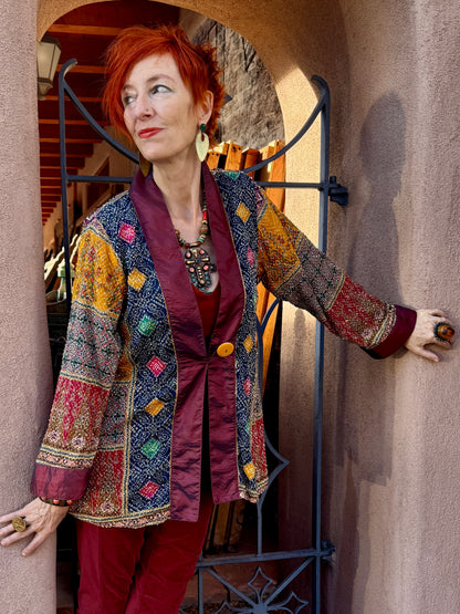 MICRO BLING SWING JACKET