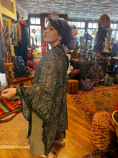SHEHERAZADE SILK BLING SHAWL