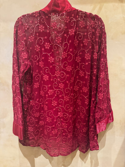 ROMANTIC RED SWING JACKET