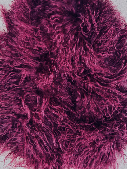 MONGOLIAN LAMB FUR COLLAR