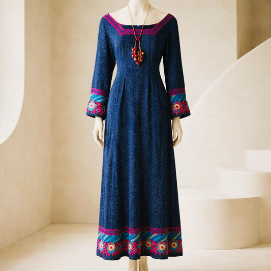 BLUE BELLE MAXI DRESS