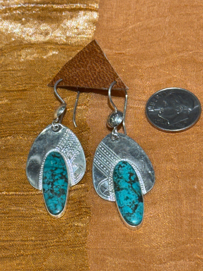 TUAREG TURQUOISE EARRINGS