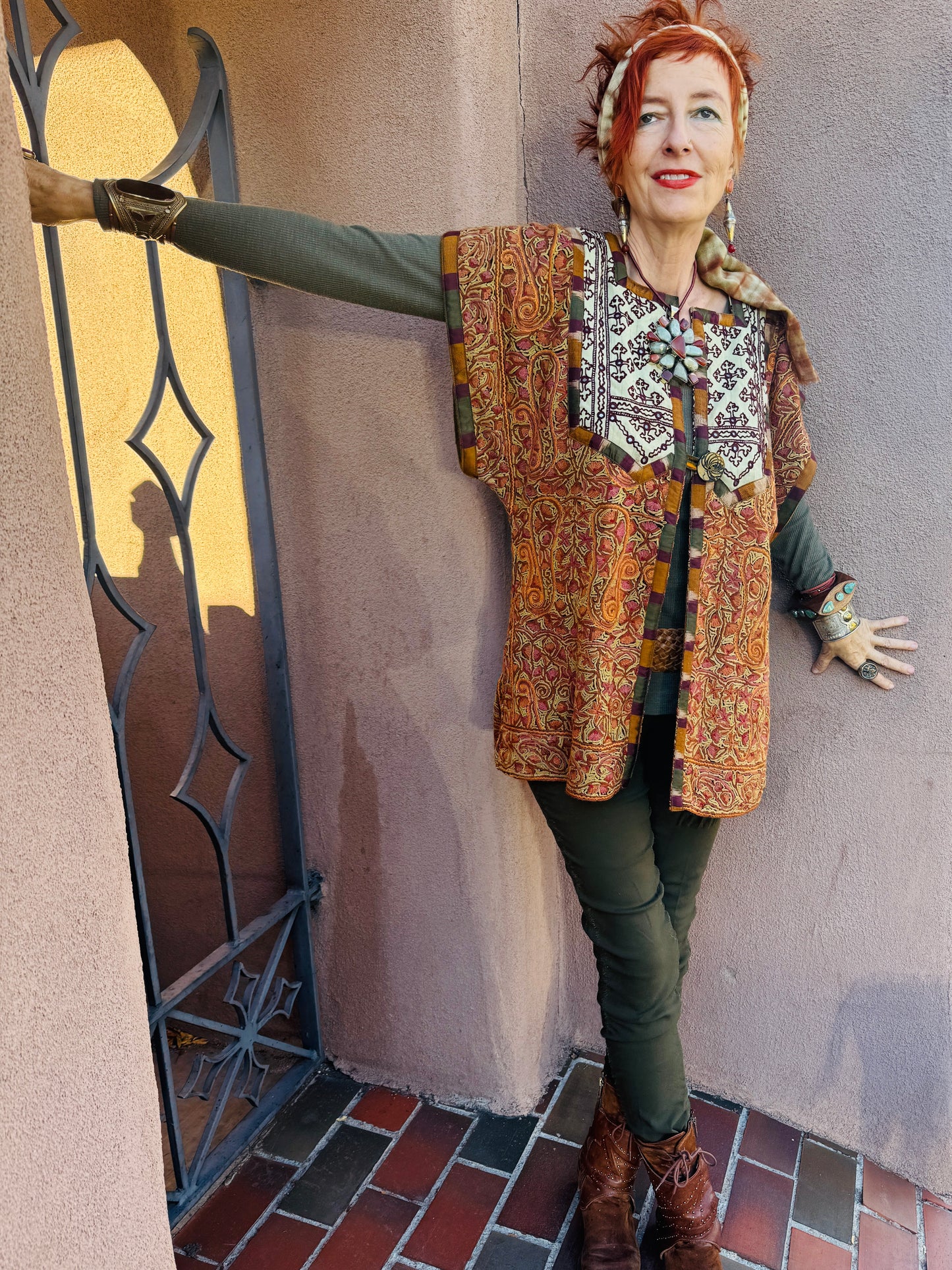 SO VERY KASHMIRI CREWEL UPCYCLED JACKET