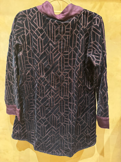 VELUXE MIDNIGHT BLUE SWING JACKET