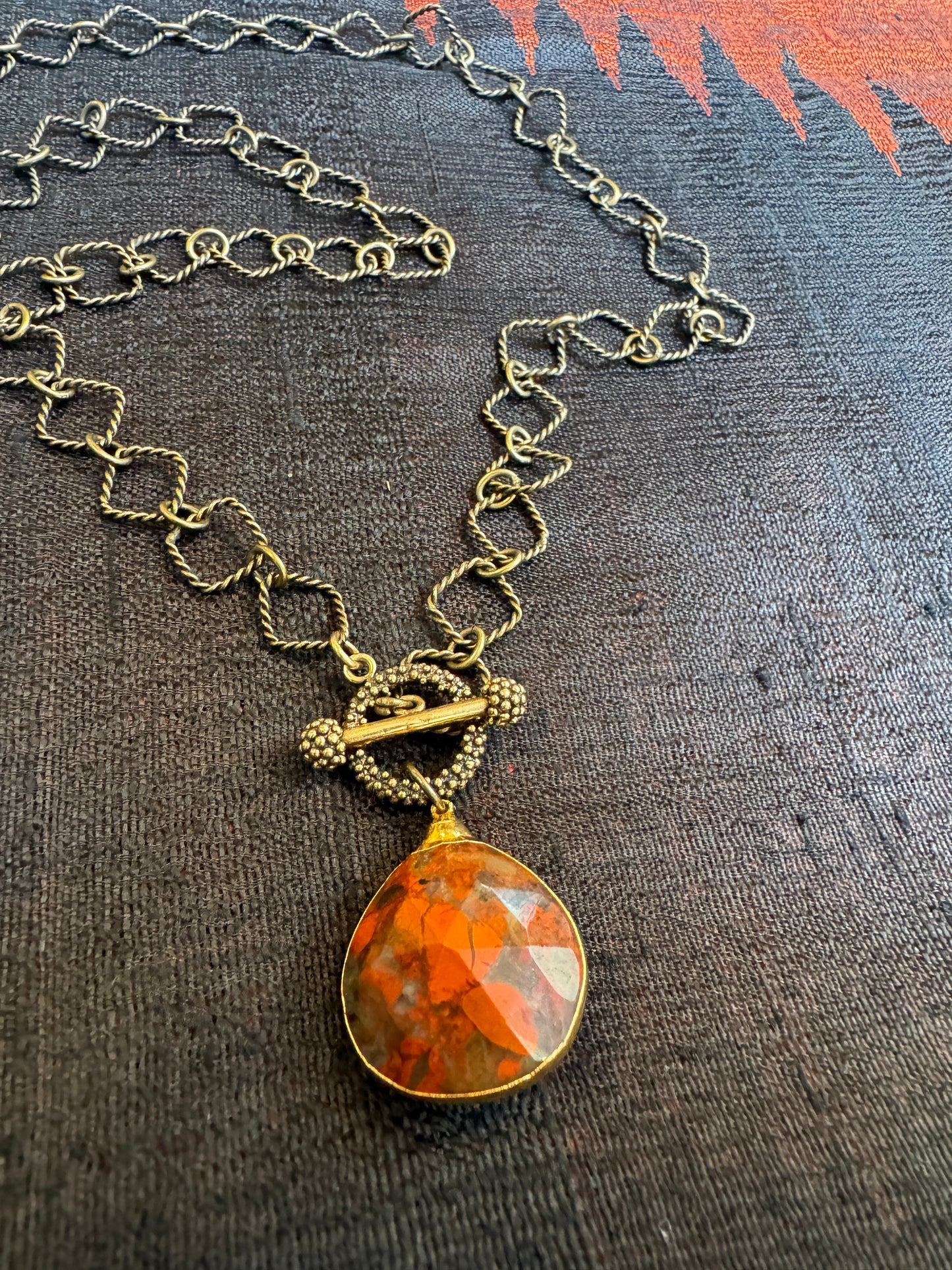 POPPY JASPER PENDANT