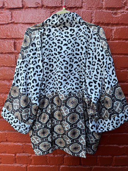 WINTER SAFARI SHORT KIMONOS