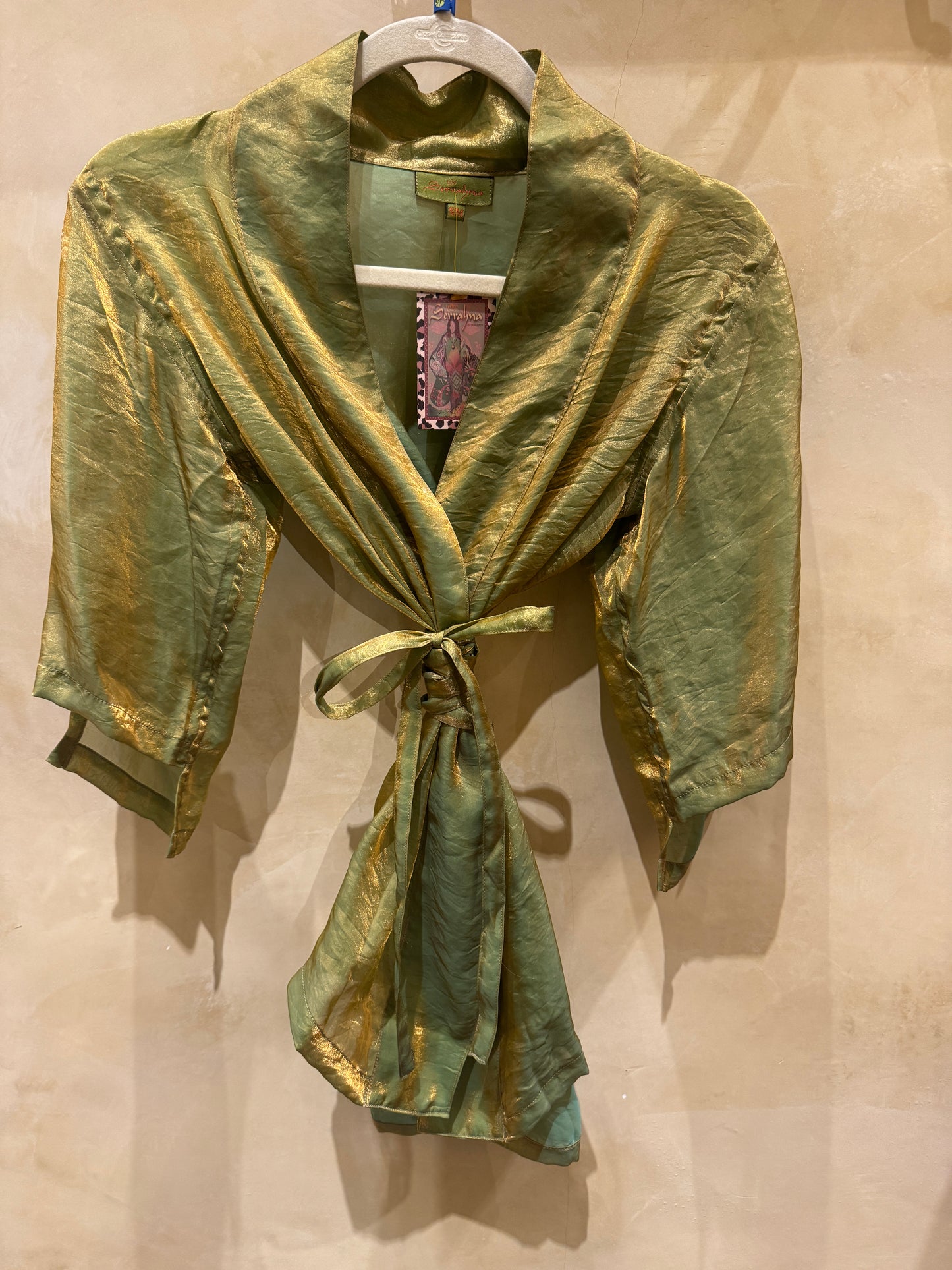 SHIMMER TIE KIMONO