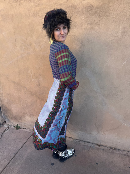 COLLAGE COAT PLUM BERRY