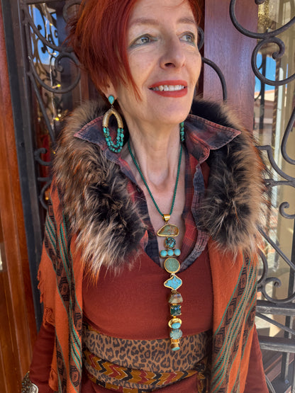 TURQUOISE TOTEM NECKLACES