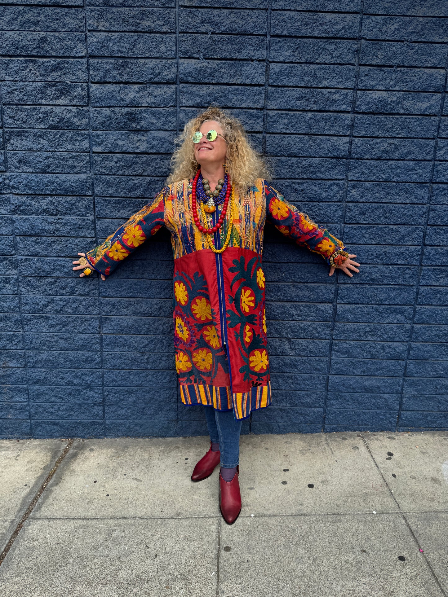 SUZANI HUIPIL DELUXE ZIP DUSTER