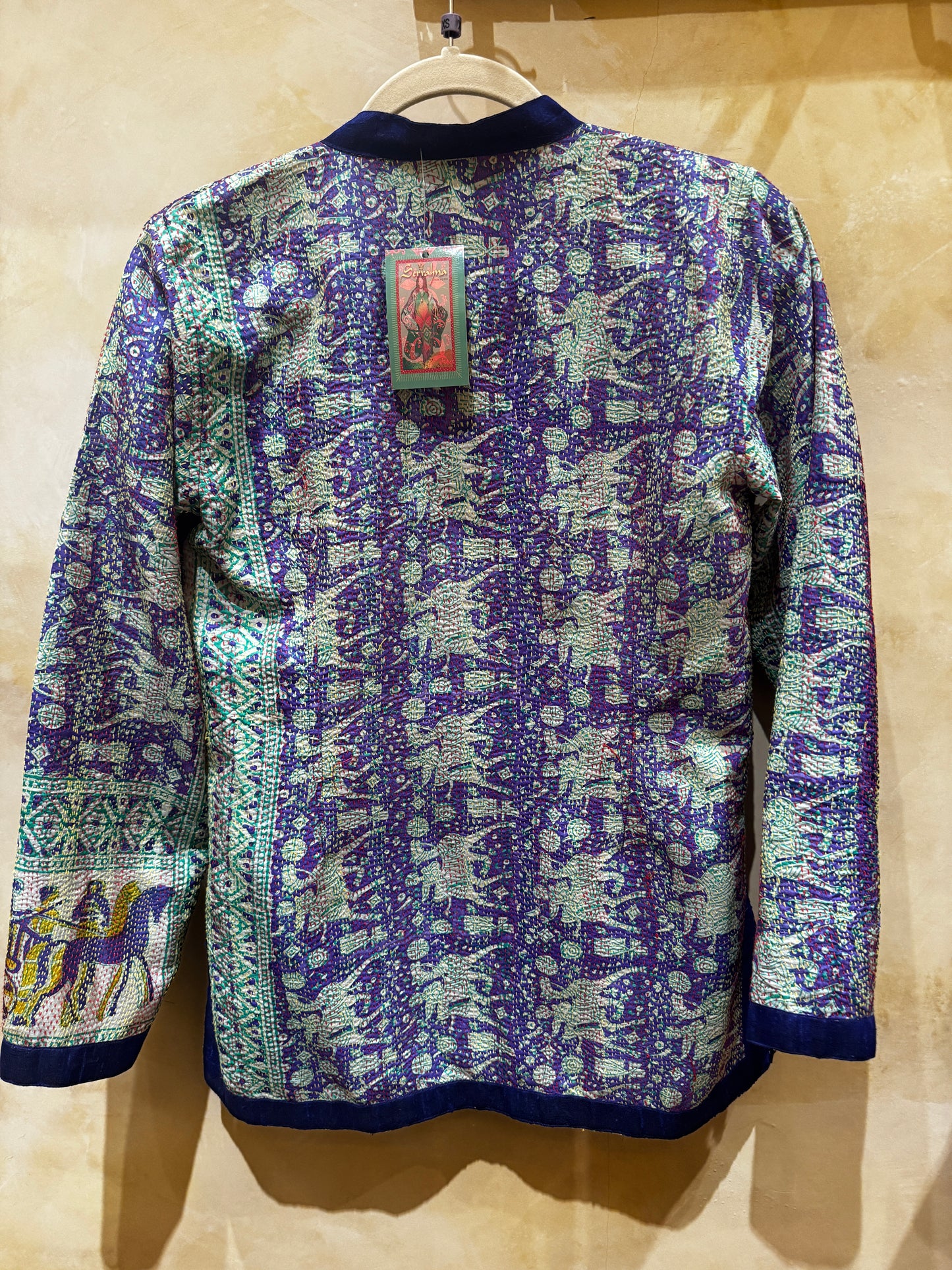 REVERSIBLE QUILTED SILK JACKET FOR ALL SEASONS