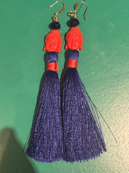 BUDDHA TASSEL EARRINGS