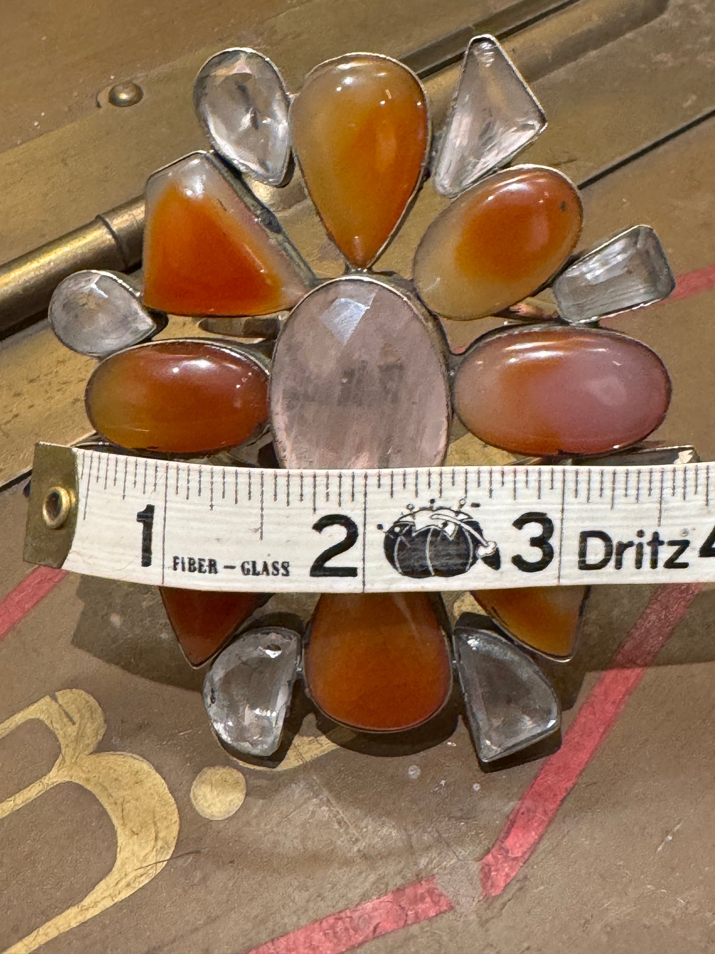 MAMMOTH GEMSTONE MOSAIC CUFFS