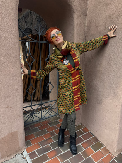 HONEYCOMB SWING COAT