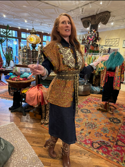 SO VERY KASHMIRI CREWEL UPCYCLED JACKET