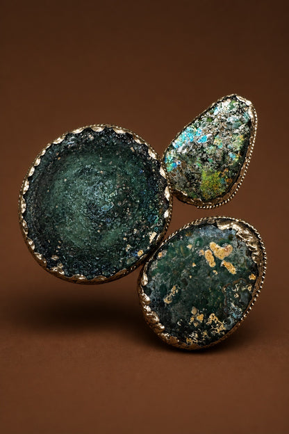 ROMÁN SEA GLASS RINGS