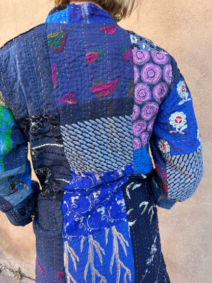 PATCHWORK NEHRU COAT