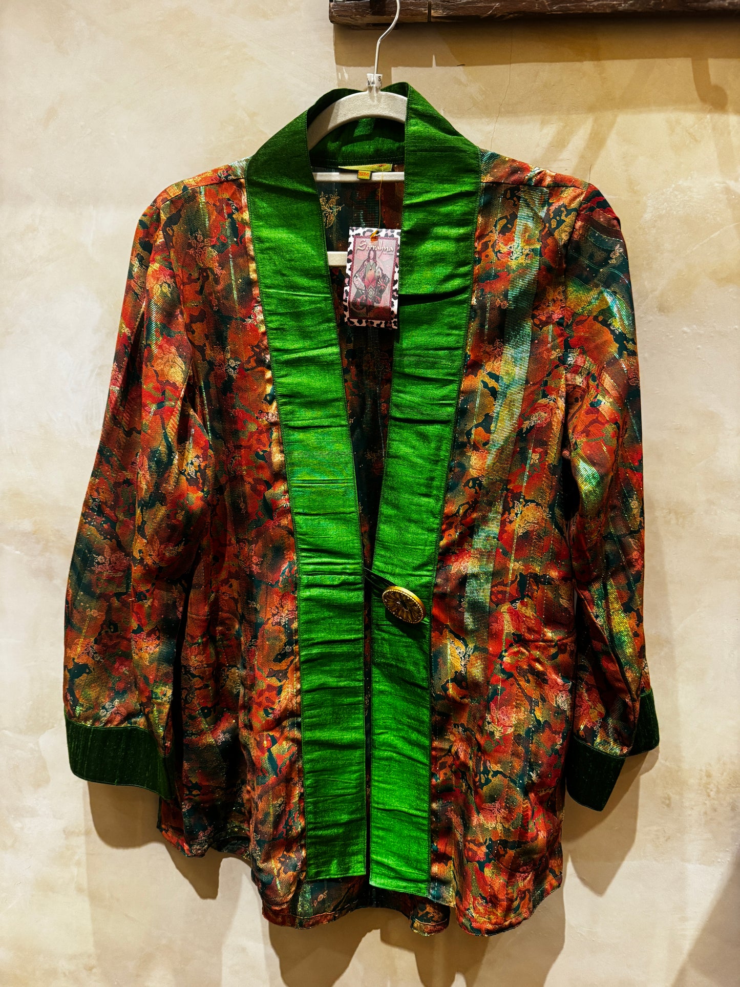 ADOBE PARROT SHIMMERING SWING JACKET