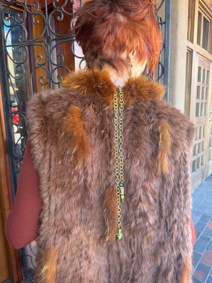 GOLDEN HAMSA AND EARTHLY DELIGHTS NECKLACE