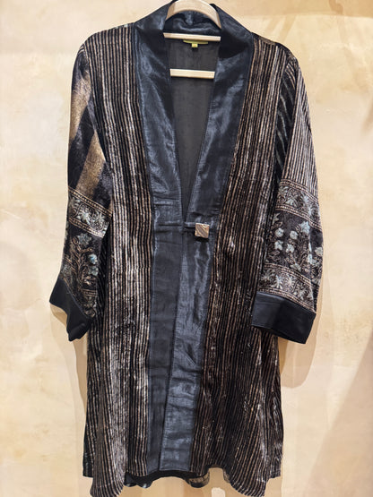 LUXE VELVET SWING COATS MIDNIGHT COLLECTION