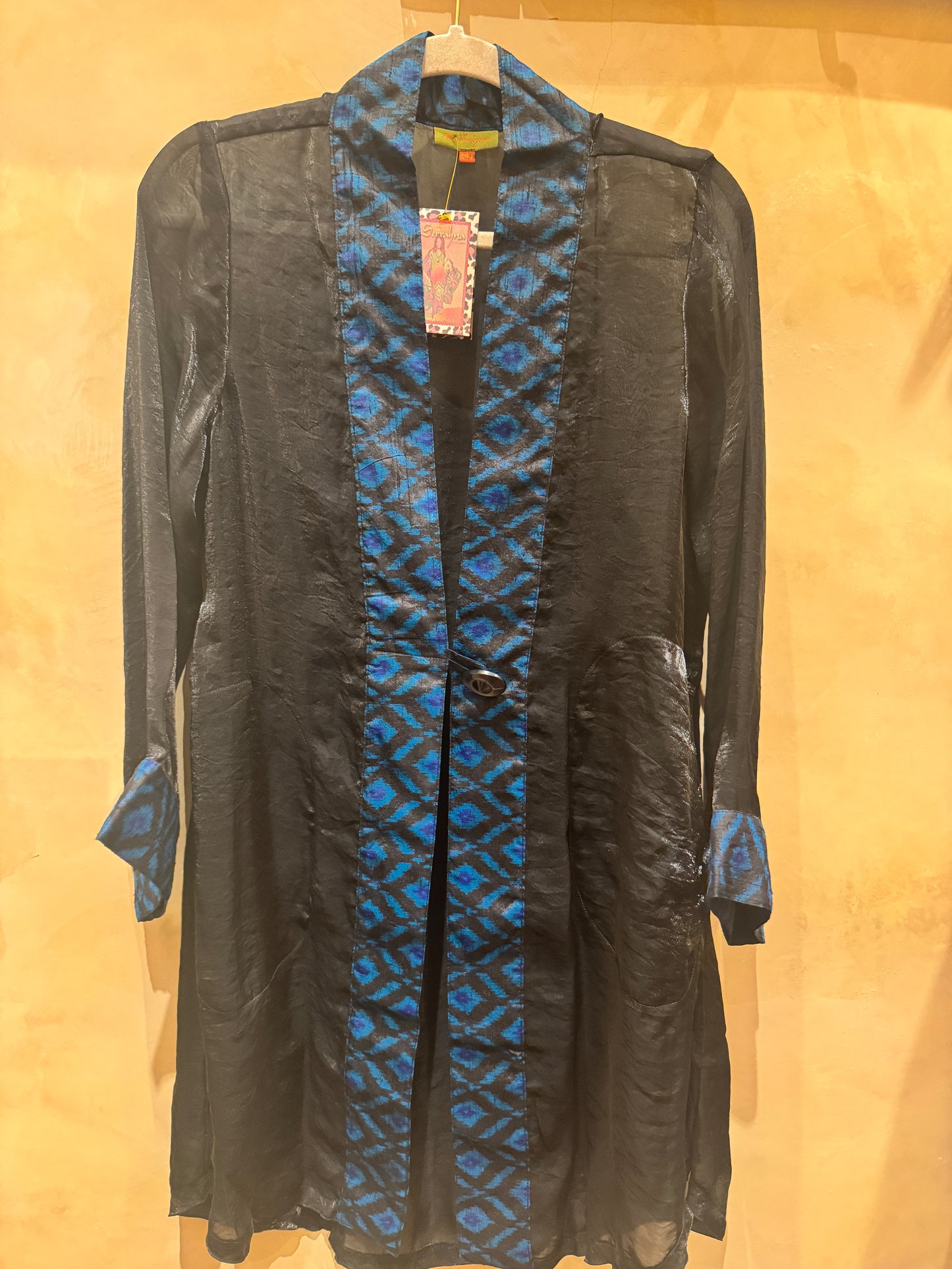 IRRIDESCENT SHIMMER SWING COATS