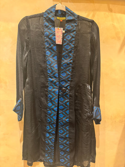 IRRIDESCENT SHIMMER SWING COATS