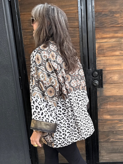 WINTER SAFARI SHORT KIMONOS