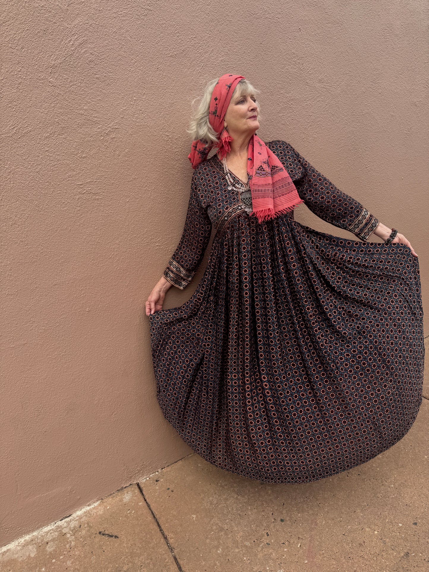 AJRAKH PRAIRIE DRESS