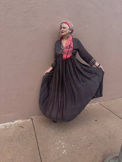 AJRAKH PRAIRIE DRESS