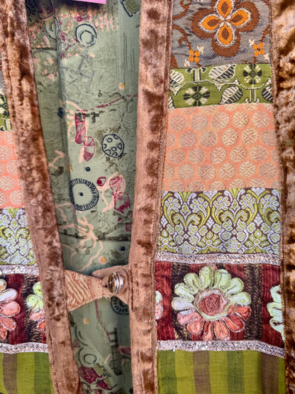 AUTUMN CRUSHED VELVET BLAZER