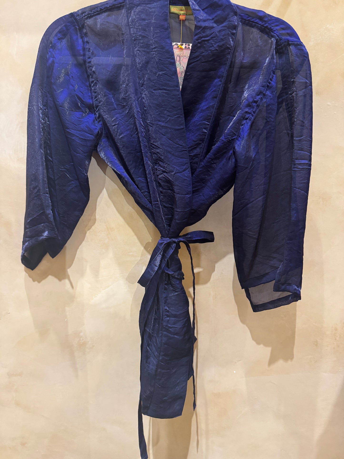 SHIMMER TIE KIMONO
