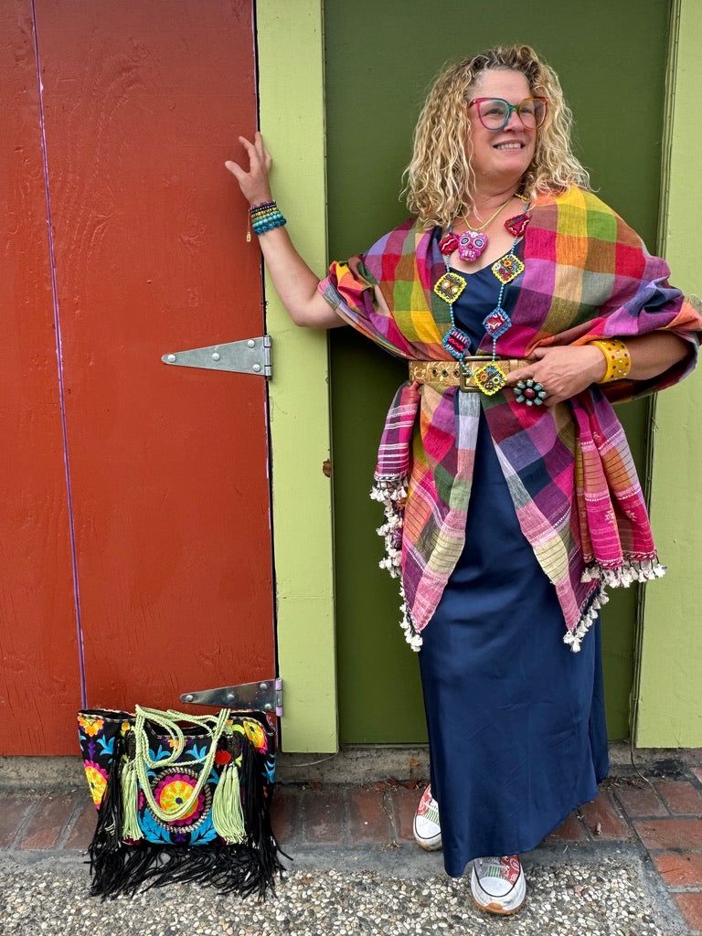 RAINBOW PICNIC SHAWL