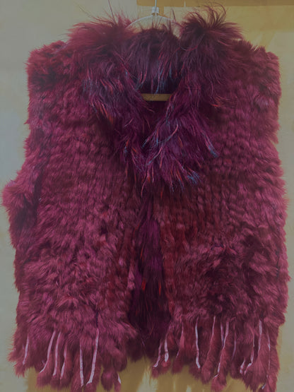 RAVISHING RABBIT FUR VESTS