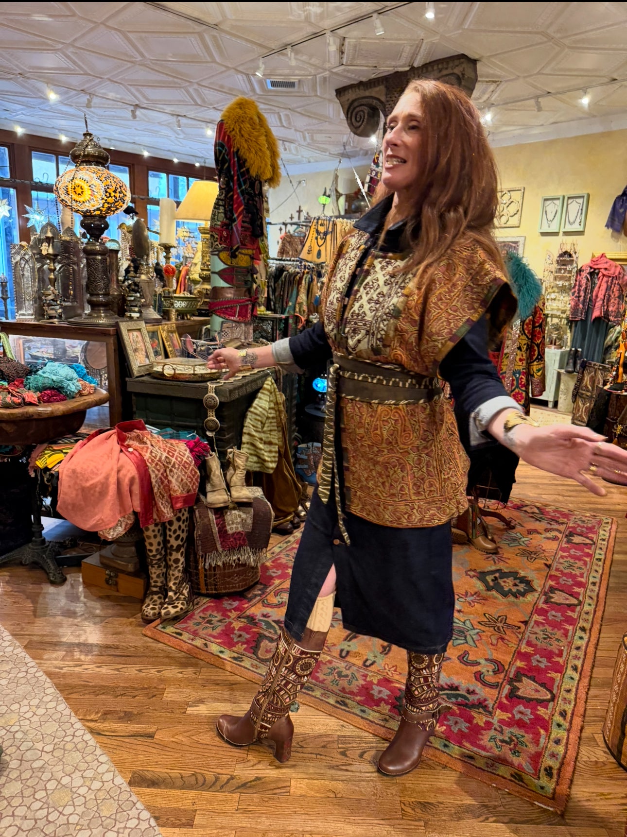 SO VERY KASHMIRI CREWEL UPCYCLED JACKET