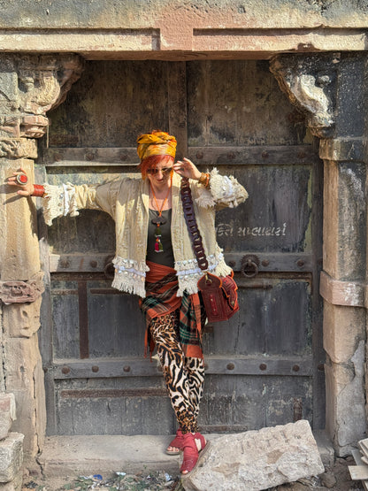 SILK TIE VEST