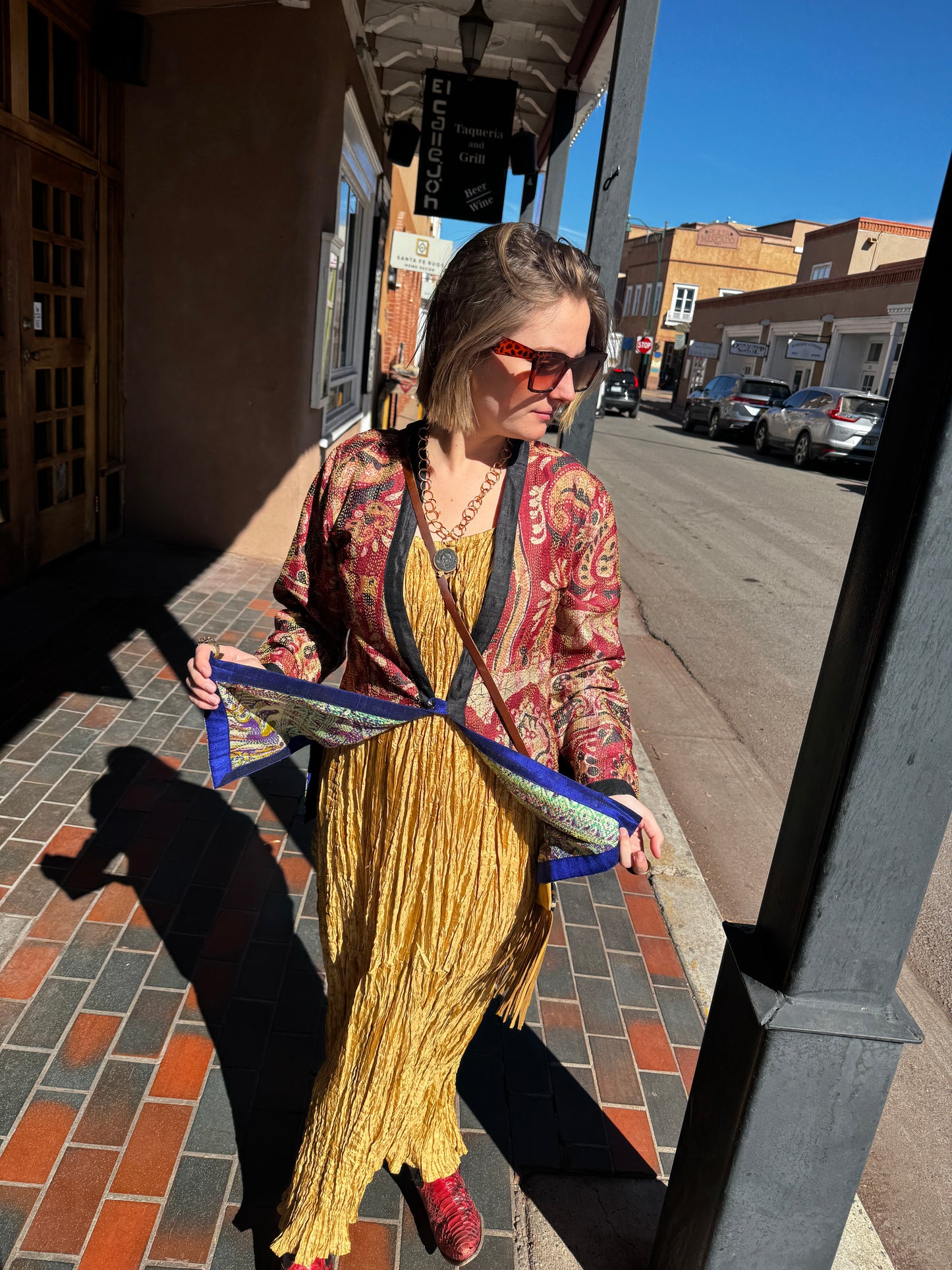 REVERSIBLE QUILTED SILK JACKET FOR ALL SEASONS