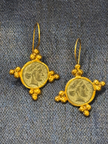 ROMÁN COÍN EARRINGS