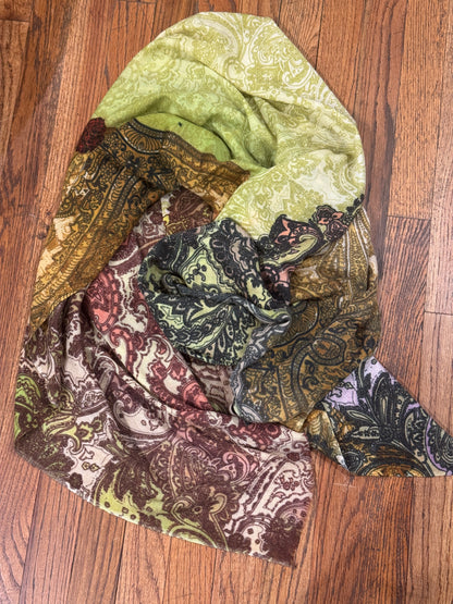 PISTACHIO PAISLEY PRINT PASHMINA