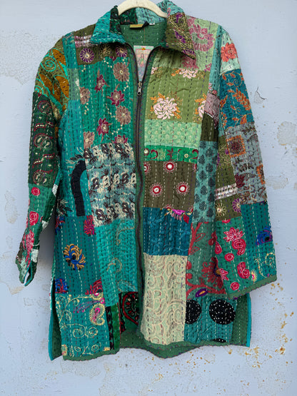 CHAGALL PATCHWORK ZIP JACKET