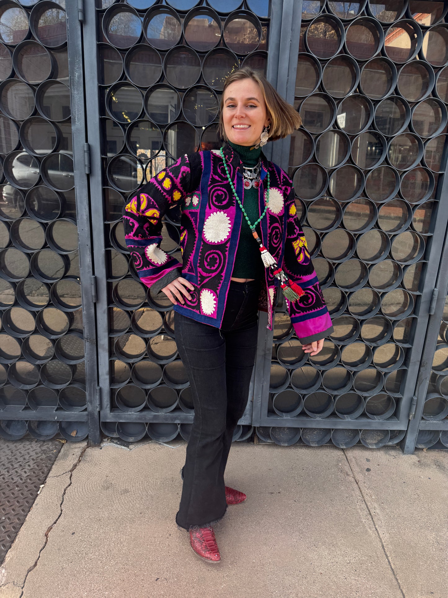 MAGENTA SUZANI ROYALE JACKET