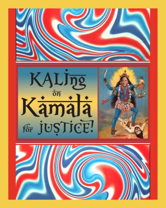 KALING ON KAMALA FOR JUSTICE BUMPER STICKER