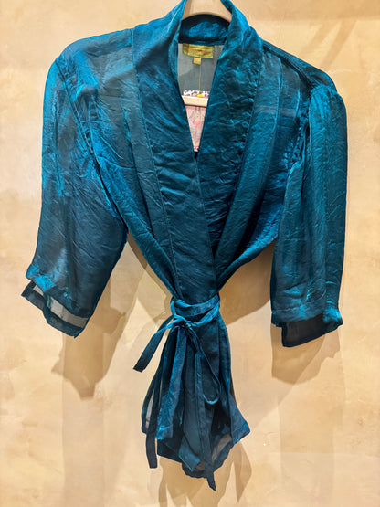 SHIMMER TIE KIMONO