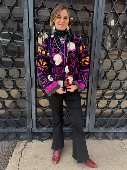 MAGENTA SUZANI ROYALE JACKET