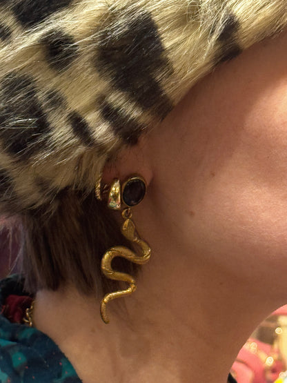 MEDUSA’S SNAKE EARRINGS