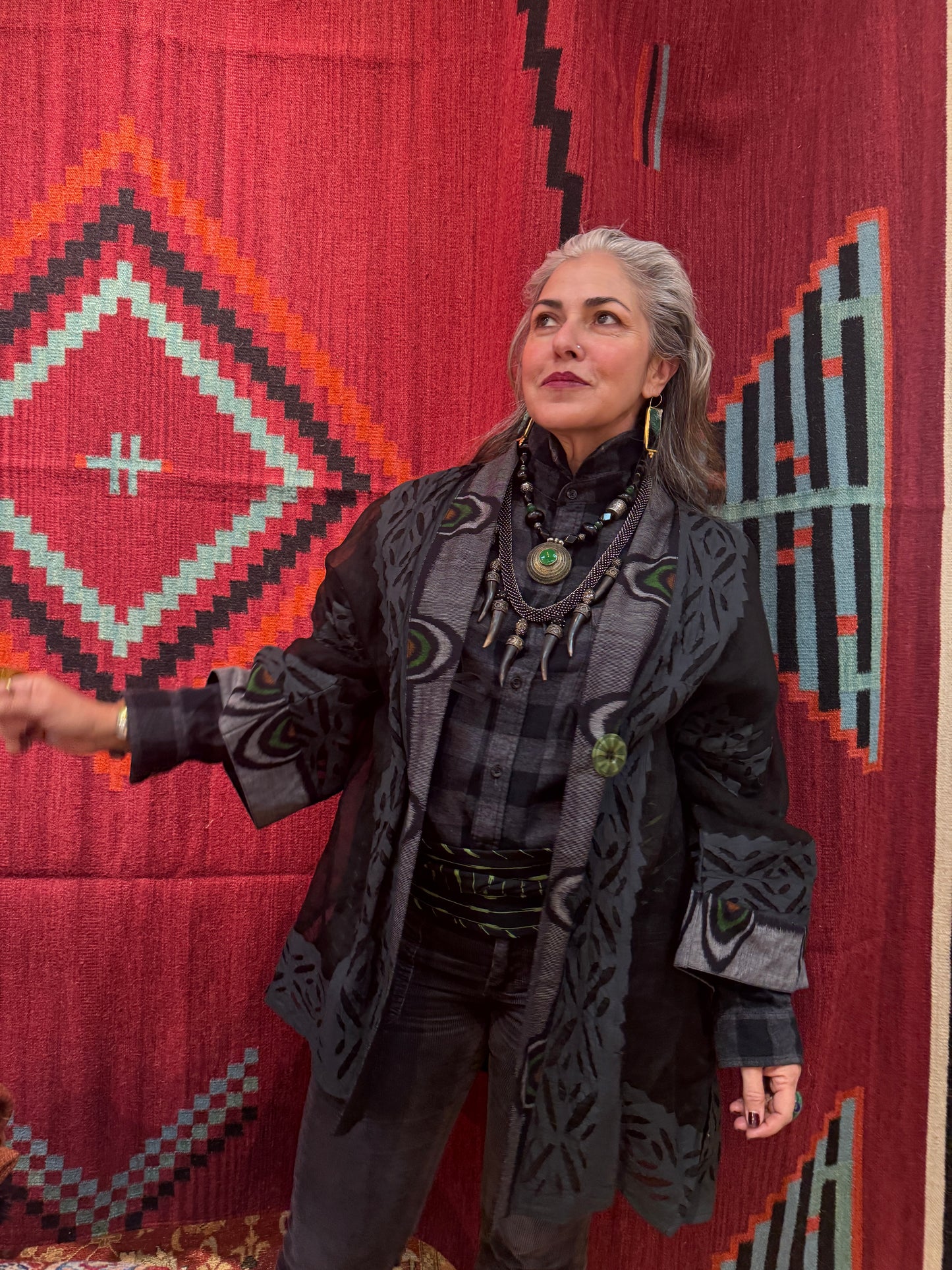 ORGANZA APPLIQUÉ KIMONO