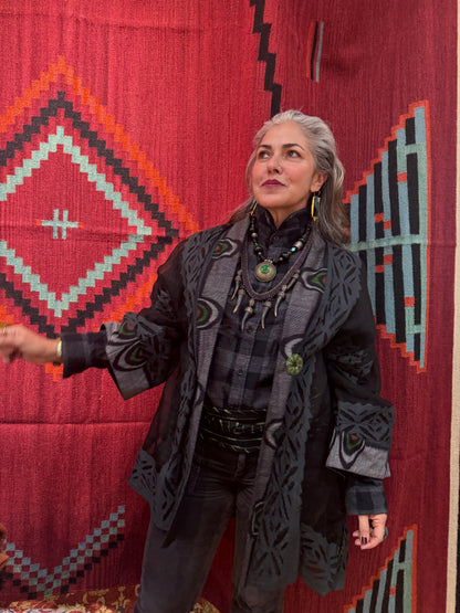 ORGANZA APPLIQUÉ KIMONO