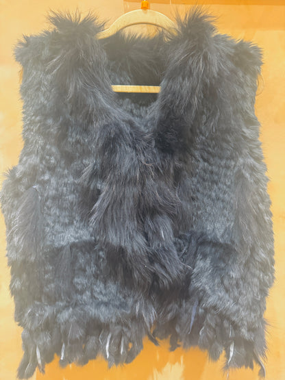 RAVISHING RABBIT FUR VESTS