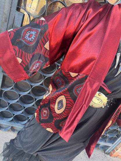 NAIROBI BUTTON KIMONO SHORT & LONG