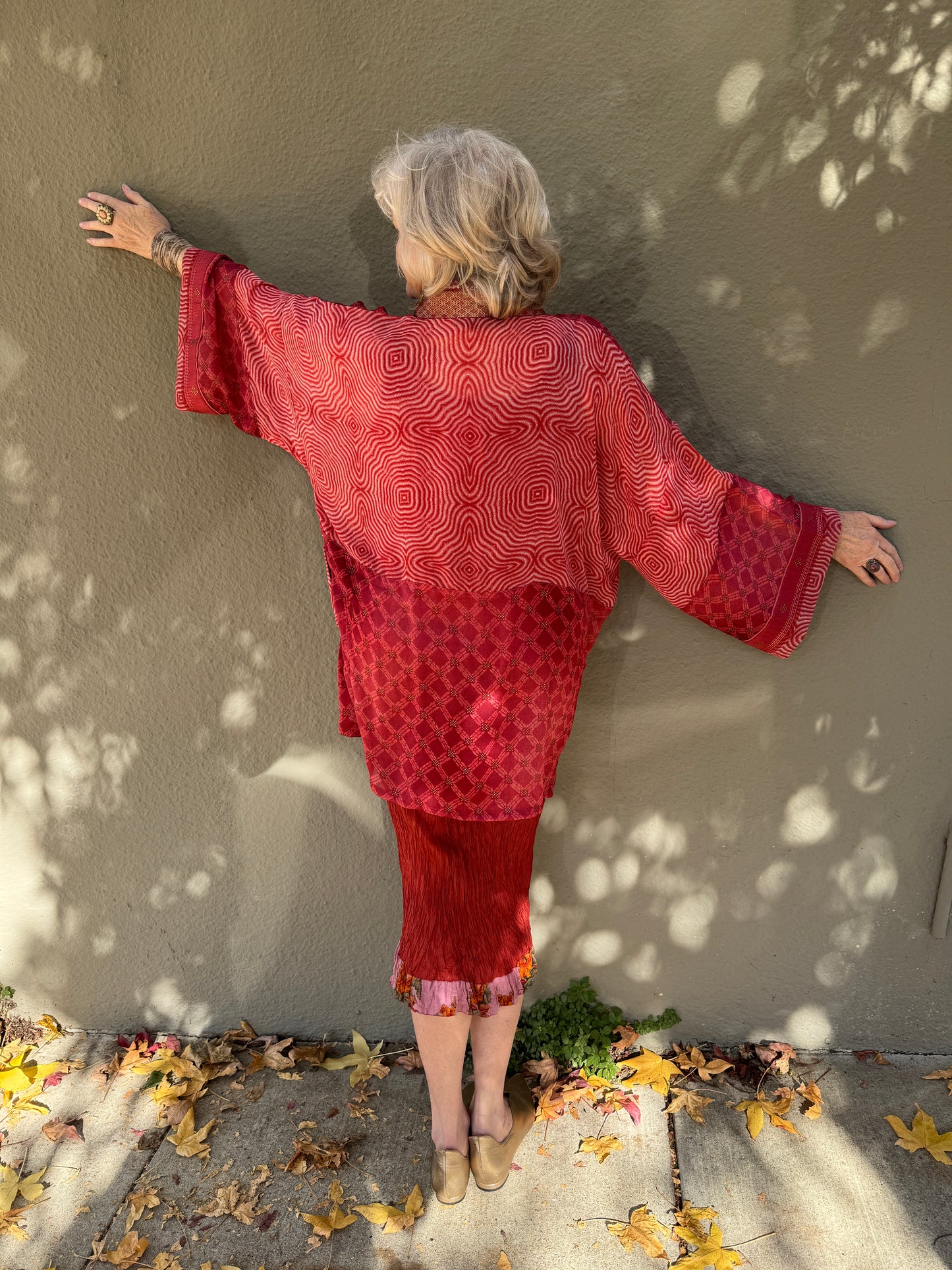 CRAZY FOR CORAL KIMONO